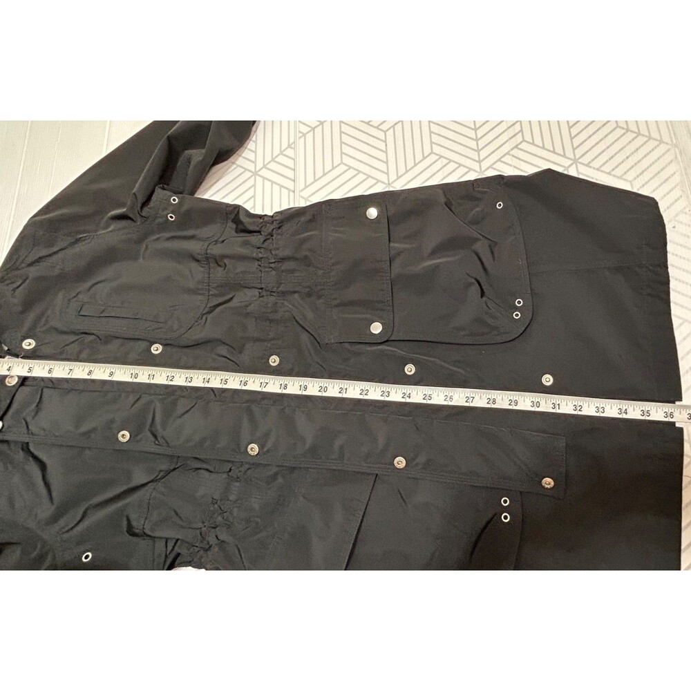 Athleta Size Small fits M Ballard Waterproof Parka Rain Jacket Pockets Hooded j - Picture 7 of 15